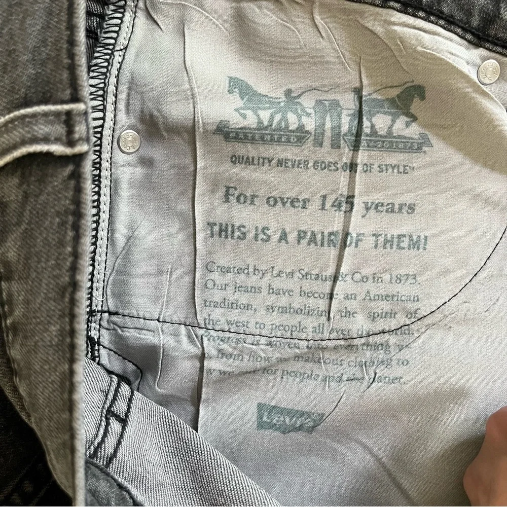 Levi's 511 Gray Denim Jeans Men’s Size 40x30